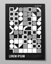 Outstanding poster design selected graphics and poster design from different projects by freelance graphic designer alberto carballido from madrid design by peter krauchi from the book publicity and graphic design in the chemical industry. Free Vector Vector Minimalistic Poster With Simple Shapes Swiss Style Abstract Layout Conceptual Generative Form Modern Journal Book Cover