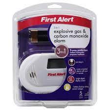 Carbon monoxide and explosive gas alarm. First Alert Brk Gco1cn Combination Explosive Gas Carbon Monoxide Alarm Best Buy Canada