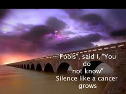 Simon And Garfunkel The Sounds Of Silence Lyrics Youtube Sound Of Silence Lyrics Beautiful Songs Silence