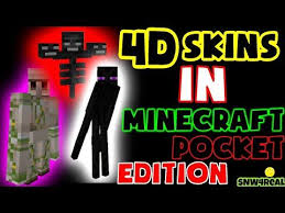 4d skin for mcp you will be able to expand its collection of skins for the mobs and find a lot of interesting. 4d Skin Packs In Mcpe For Android Ios Pocket Edition Skin Minecraft Pocket Edition