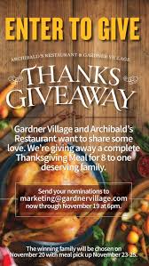 Add 1/2 cup of water around the edges of the pan. Win A Full Thanksgiving Dinner For A Deserving Family And Order One For Yourself
