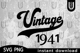 Download Vintage 1941 Svg Digital Download Graphic By Finducrafts Creative Fabrica