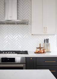 Don't forget to download this using subway tile in kitchen for your home improvement reference, and view full page gallery as well. Herringbone Subway Tile Kitchens Tim Ouyang Design Herringbone Tiles Kitchen Open Concept Kitchen Kitchen Transformation