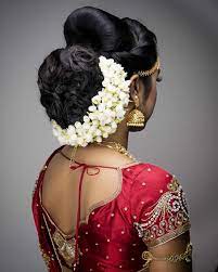 Pin By Pradeep Ray On Gajara Hair Bun Indian Bun Hairstyles Bridal Hair Buns Indian Bridal Headpieces