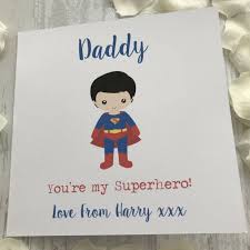 Everyday with you, i learn something new. Greeting Cards Invitations Personalised Handmade Superhero Happy Birthday Card Daddy Brother Dad Son Greeting Cards Party Supply
