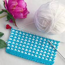 Bu Modeli Mutlaka Denemelisiniz Iki Renk Orgu Modeli Orgu Desenleri Baby Knitting Patterns Orgu