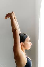 Sportive Woman Stretching Hands Up Premium Image By Rawpixel Com Teddy Rawpixel