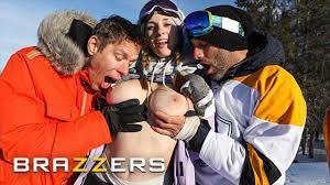 BRAZZERS - Angel Youngs goes for a Ski Day which Quickly Turns to a Double  Penetration Session - Pornhub.com