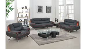 What makes a good contemporary living room set? Eva Modern Genuine Leather Sofa