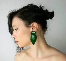 Big Black Statement Earrings