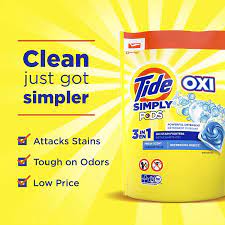 One tide simply pods laundry detergent 13 ct (excludes tide simply lau. Buy Tide Simply Pods Oxi Liquid Laundry Detergent Pacs Capsules Refreshing Breeze 55 Count 33 Ounces Online In Indonesia B087zflk17