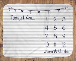 Baby Month Blanket Boy Today I Am Milestone Blanket Girl Navy Etsy In 2021 Milestone Blanket Nautical Baby Gift Nautical Baby Gift Basket