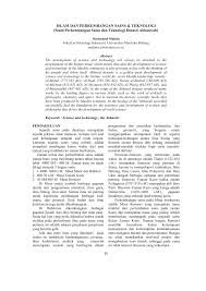 Telah ittifaq (sepakat) ahli sejarah bahwaislammemiliki peradaban gemilang di masa lalu yang dikenal dengan the golden age (masa keemasan islam). Pdf Islam Dan Perkembangan Sains Teknologi Studi Perkembangan Sains Dan Teknologi Dinasti Abbasiyah