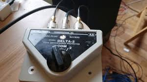 Home made radio and antenna switch with a rf signal power meter. Received Alpha Delta Delta 2 Manual Antenna Switch Youtube