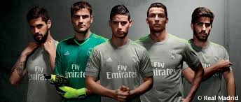 Real madrid domicile maillot manches courtes 2015/16 adidas. Nouveaux Maillots Home Et Away Du Real Madrid 2015 2016 Adidas