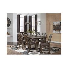 Designed by borge johanson, this dining table set comprises five viggen dining chairs and a round dining table. D513 25 Ashley Furniture Kisper Rectangular Dining Table