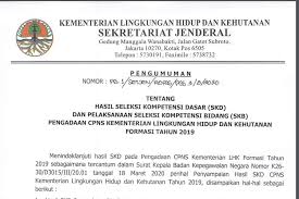 Jadi bagi anda yang membutuhkan materi contoh soal skb lingkungan hidup 2018, simak terus halaman ini sampai selesai. Hasil Skd Cpns Kementerian Lhk Diumumkan Berikut Rinciannya