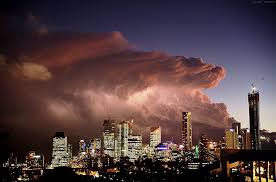 Brisbane weather conditions are good for most of the year. Come Here Brisbane I M Gonna Eat You Australia Weather Clouds Earth Pictures