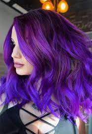 63 Purple Hair Color Ideas To Swoon Over Violet Purple Hair Dye Tips Color Ideas Purple Swoon Violet Hair Dye Tips Hair Styles Bright Hair Colors