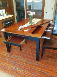 Rob S Gaming Kitchen Table The Wood Whisperer Gaming Table Diy Puzzle Table Table