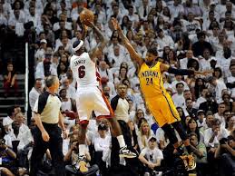 2013 Nba Eastern Conference Finals Heat Vs Pacers Lebron James Miami Heat Nba Nba Eastern Conference