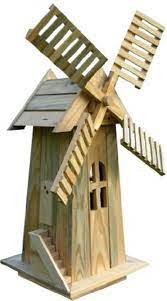 American Windmill Lawn Ornament Cedar Wood Handcrafted Outdoor Yard Decor Garden Wooden Windmill Wood Home Decor Woodworking Projects