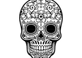Download Skull With Flower Vector Sugar Skull Svg Skull Svg Skull Vector Sugar Skull Art Vector Skull