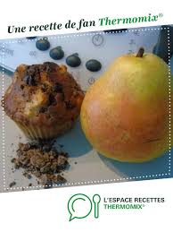 Muffins Poire Chocolat Recette Muffin Poire Poire Au Chocolat Muffin Poire Chocolat