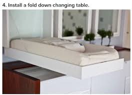 Foldout Changing Table Wickeltisch Haushalts Tipps Baby Kinderzimmer