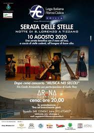 Casa di cura privata accreditata. Notte Di San Lorenzo Cena Benefica Con Concerto Di Carla They All Arena Sunshine Di Tizzano Eventi A Parma
