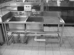 Stainless Steel Sink With 2 Bowls And Drain Table For Restaurant Kitchen 09 Commercial Kitchen Appliances Commercial Kitchen Restaurant Kitchen