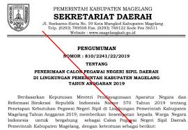 Maybe you would like to learn more about one of these? Pengumuman Hasil Skb Cpns Pemkot Magelang Formasi 2019 Soal Skd Skb