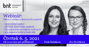 Zavedení rejstříku o skutečných majitelích právnických osob a svěřenských fondů je dalším krokem v oblasti mezinárodní spolupráce finančních orgánů. Webinar Novy Zakon O Evidenci Skutecnych Majitelu Pravni Prostor