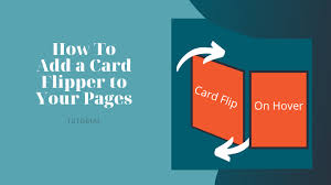 Jump to navigationjump to search. How To Add A Card Flipper To Your Pages