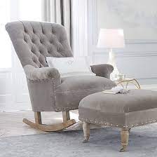 The arm height is ergonomically designed to assist with nursing wing chair and footstool by strandmon. Best Nursery Glider Chairs And Rocking Chairs 2021