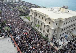 Many of those who demonstrated in support of the regime are believed to be secret police in plain clothes. Masr Om El Donia Egypt S January 25 Revolution In Photos