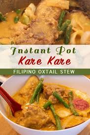 Kare Kare Recipe Done In The Instant Pot Recipe Kare Kare Recipe Instant Pot Recipes Recipes