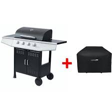 Les barbecues à charbon de bois que nous vous proposons sont tous faciles à utiliser. Barbecue A Gaz 4 Feux Avec Chariot Et Housse De Protection Inclus Cookingbox Paarl Jusqu A 12 Convives Cdiscount Jardin