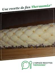 Buche Glacee Vanille Chocolat Sur Croustillant Recette Buche Glacee Dessert Noel Thermomix Buche Glacee Thermomix