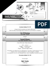 Selain lebih mudah (karena saya belummenguasai corel dan photoshop), undangan versi ms word sudah pasti lebih hemat biaya, tenaga, dan waktu. Undangan Walimatul Ursy Simple Docx
