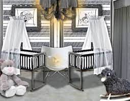 Idee Deco Une Chambre De Bebe Douce Et Chic Pour Des Jumeaux Floriane Lemarie