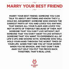 Marriage is a beautiful time when two souls start to share one heart. Marry Your Best Friend My Best Friend Quotes Marry Your Best Friend Friends Marriage Quotes