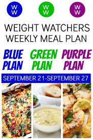 You'll get the complete weight watchers recipes that you're looking for — breakfast, lunch, snack, and dinner. Weight Watchers Recipes Healthy Meal Plan 9 21 9 27
