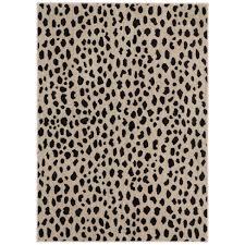 Maybe you would like to learn more about one of these? 7 X10 Leopard Spot Woven Area Rug Black White Opalhouse Target