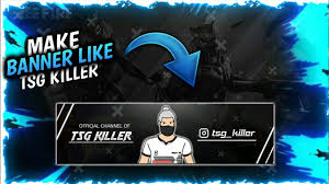 End screen for youtube videos with preview of two video options with titles, subtitles and channel logos, and with color lines in the moving background. How To Make Banner For Youtube Channel Free Fire Banner Like Tsg Killer Youtube