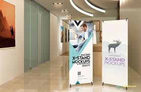 14 Premium X Banner Mockups And Roll Up Banner Mockups Zippypixels Rollup Banner Pop Up Banner Promotional Design