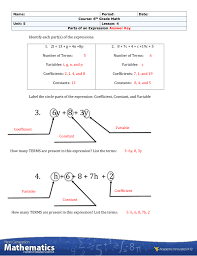 Space science florida science fusion: Math6 U5 Lesson 4 Worksheet Answer Key