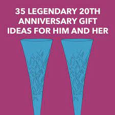 If you're nearing your 20th anniversary then congrats—you've made it! 35 Legendary 20th Anniversary Gift Ideas For Him And Her Dodo Burd
