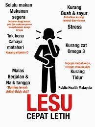 Maybe you would like to learn more about one of these? Public Health Malaysia Cepat Lesu Boleh Berpunca Dari Penyakit Kronik Seperti Kencing Manis Kurang Darah Hypothyroidism Jika Pemeriksaan Telah Menunjukkan Anda Sihat Dan Tiada Penyakit Kronik Ini Mungkin Punca Lain Yang