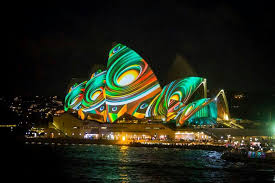Projection Mapping At Sydney Opera House Light Art Art Festival Light Art Installation